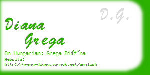 diana grega business card